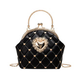 Embroidery Women Leather Handbag